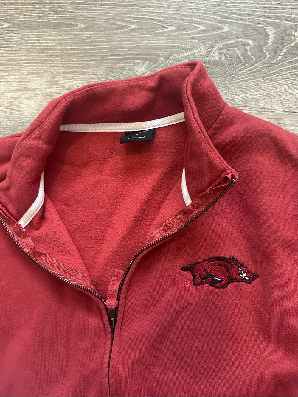 Men’s Arkansas Jacket with Razorback Embroidered Logo